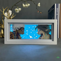 LIGHTBOX 3D LED - ATTACK ON TITAN - EREN X REINER Otaku-Light